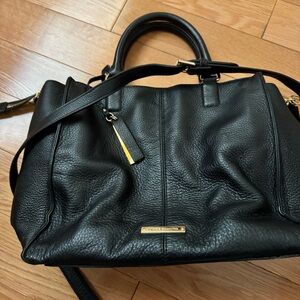 Black Leather Handbag